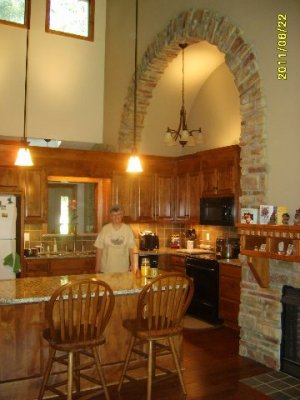 Kitchen island by 09 B.Residence